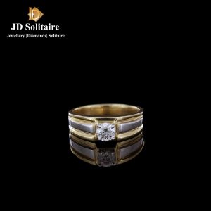 Single Solitaire Diamond Ring for Men