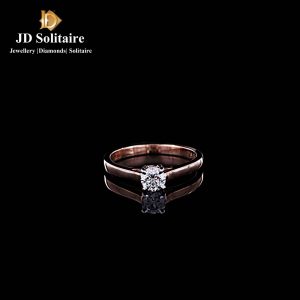 Single solitaire diamond ring designs for females