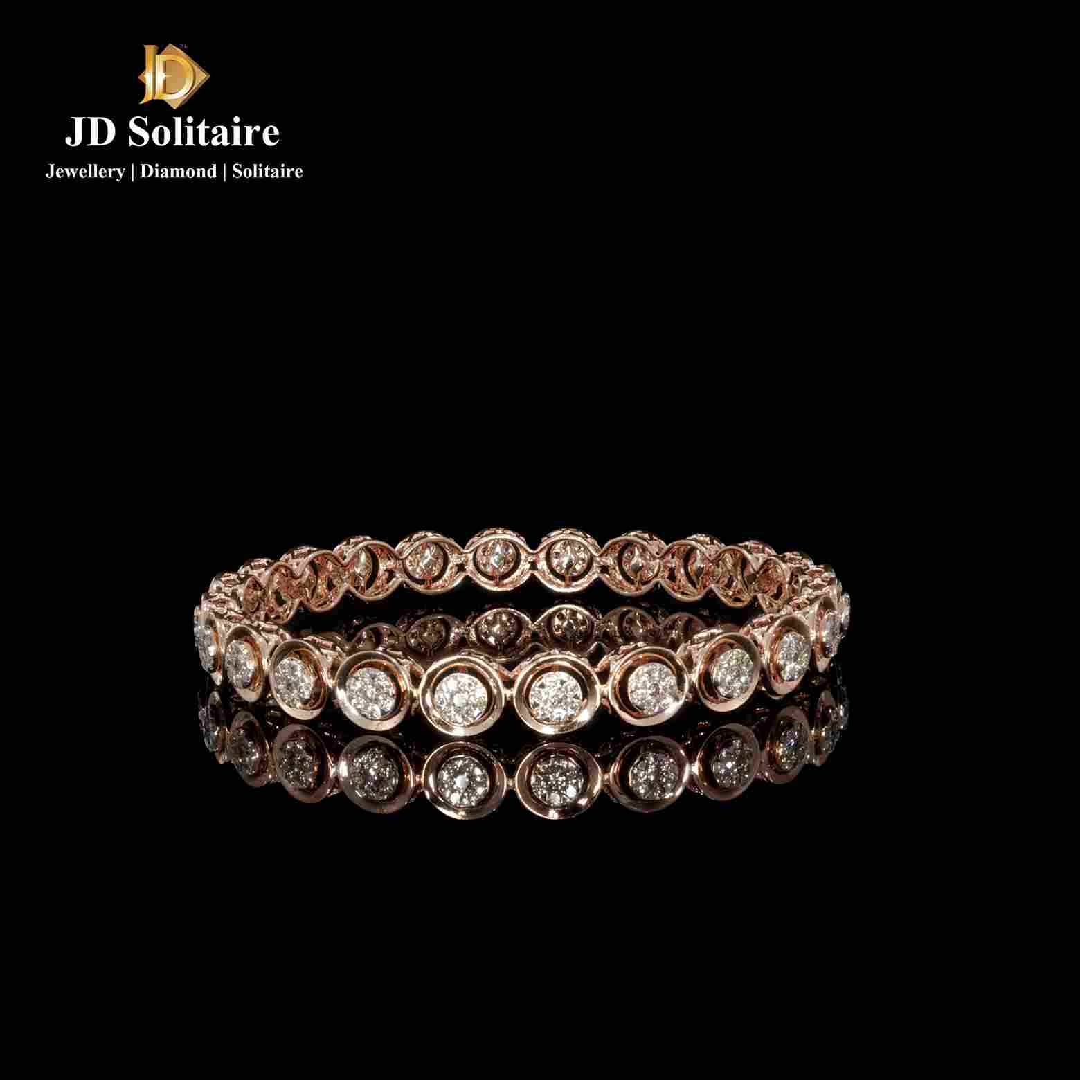 1 carat Tennis Diamond Bracelet RIVIERA - L'Escalet Jewellery