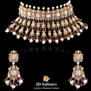 diamond fashion necklace set